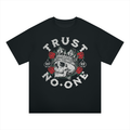 Trust No One Unisex Oversized Drop Shoulder T-Shirt