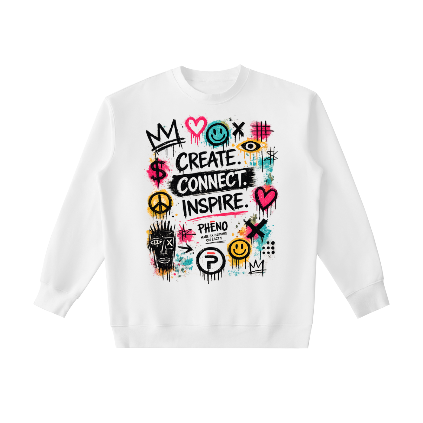 Create Connect Inspire Essential Heavyweight Crewneck Sweatshirt