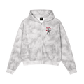 Love Dealer Dirty Washed Zip-Up Fleece Hoodie