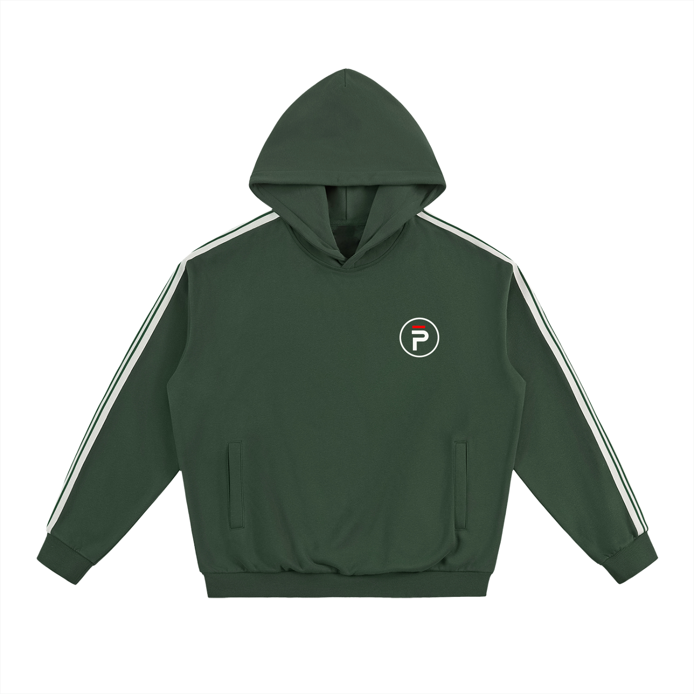 phēno Future Logo p Side Stripe Drop-Shoulder Hoodie