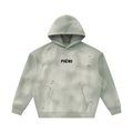 phēno Unisex Sunfade Frayed Fleece Hoodie