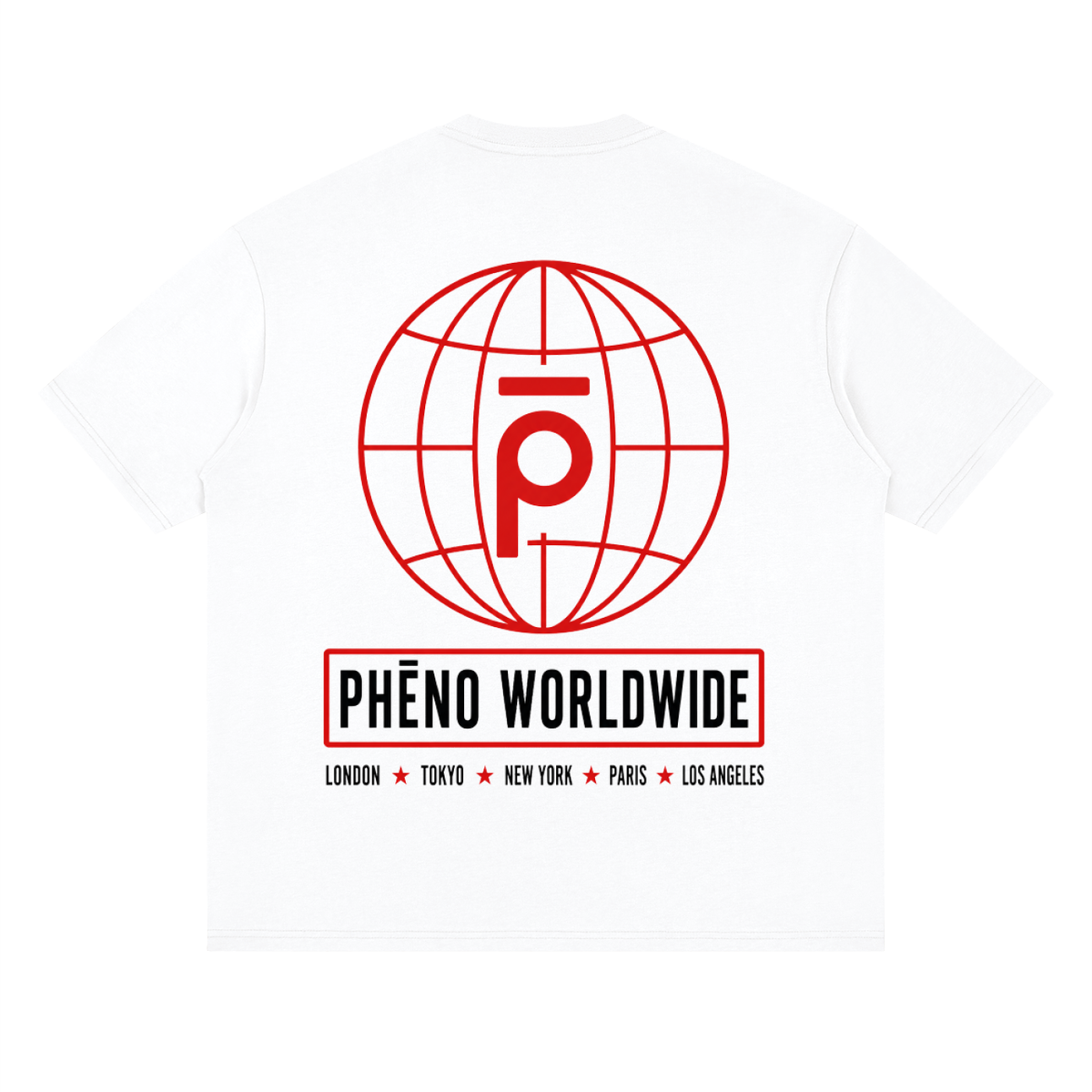 phēno Worldwide Streetwear Drop Shoulder Tee