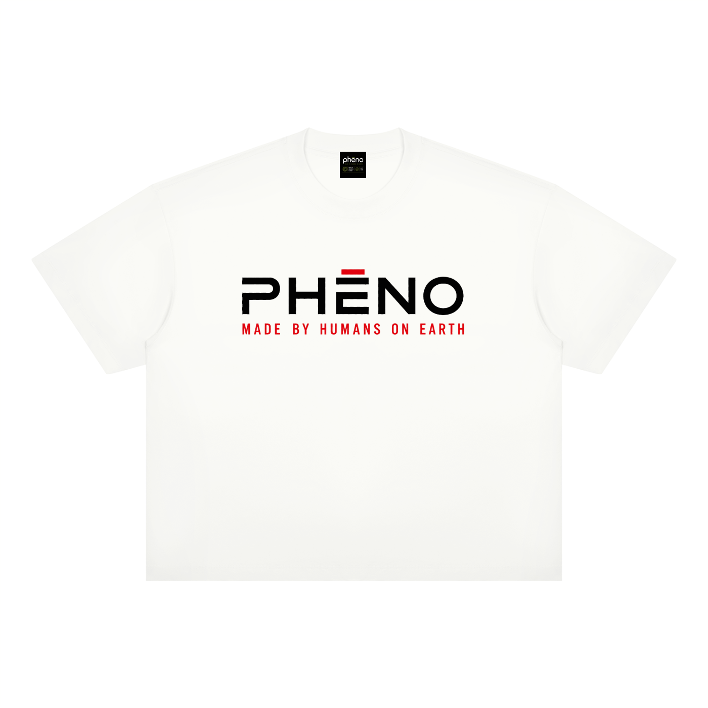 phēno Future Logo Unisex Boxy Drop Shoulder T-Shirt