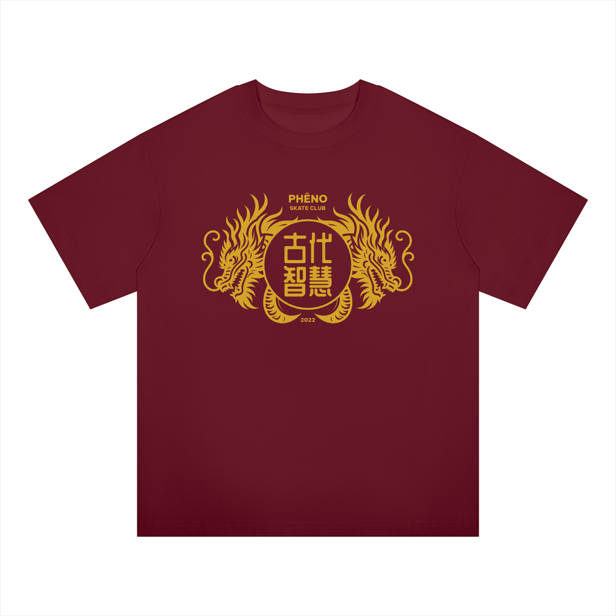 Skate Club Dragon Royale Unisex Oversized Drop Shoulder T-Shirt