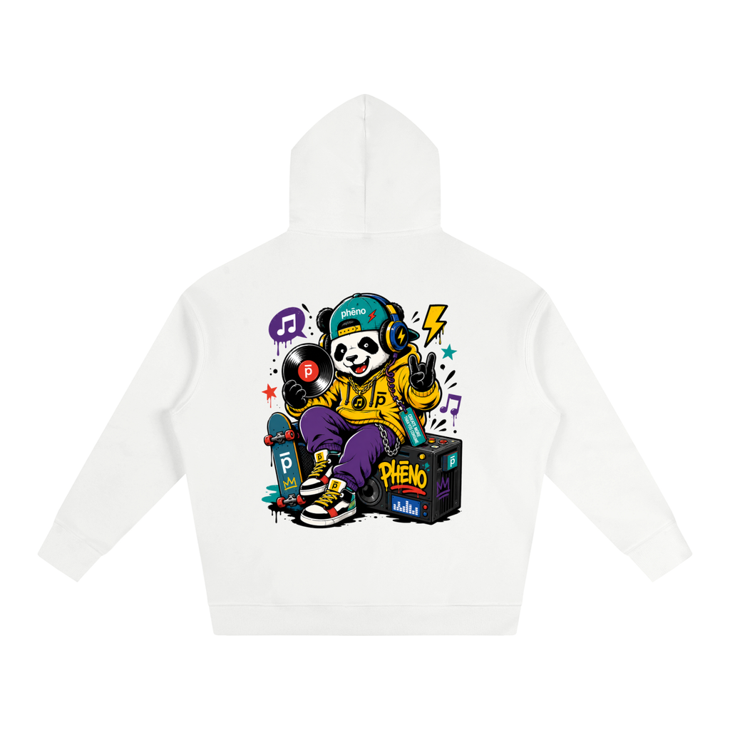 Pop Chaos Happy Panda Oversize Fleeced Hoodie