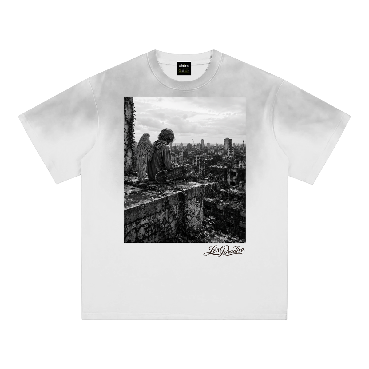 Lost Paradise Lonely Soul Sunfade Edge Gradient T-Shirt