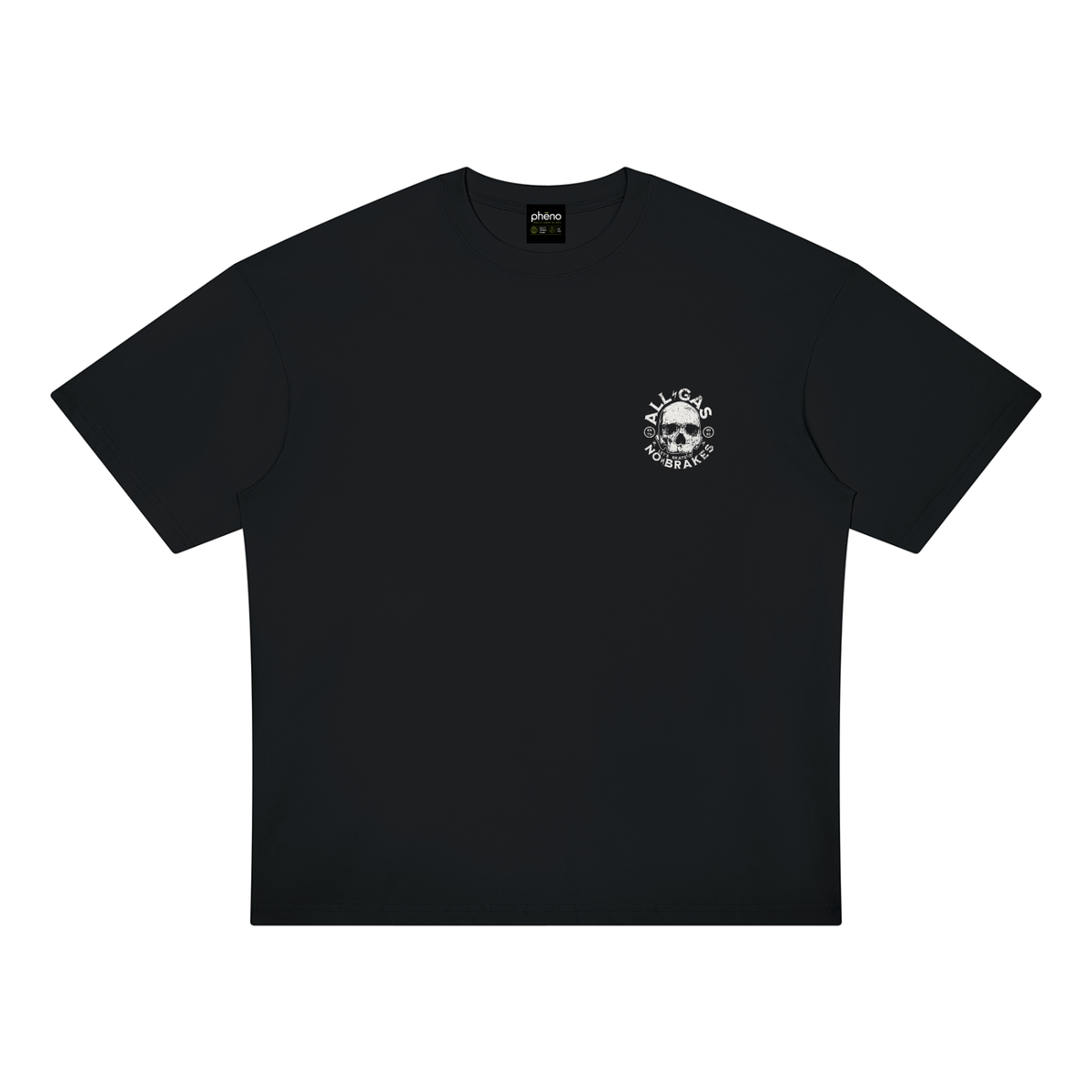 All Gas No Brakes Unisex Oversized Drop Shoulder T-Shirt