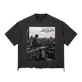 Lost Paradise Lonely Soul Snow Wash Raw-Hem Boxy T-Shirt