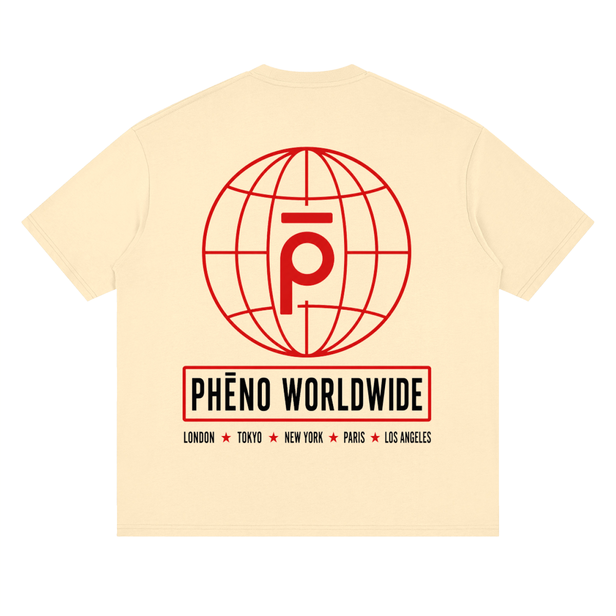 phēno Worldwide Streetwear Drop Shoulder Tee