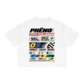 phēno Skate Team 03 Unisex Boxy Drop Shoulder Crop T-Shirt