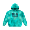 phēno Skate Club Unisex Sunfade Frayed Fleece Hoodie