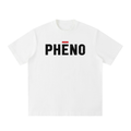 phēno Distressed Logo Heavyweight Vintage Washed Frayed T-Shirt