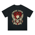 True Love Never Dies Unisex Oversized Drop Shoulder T-Shirt