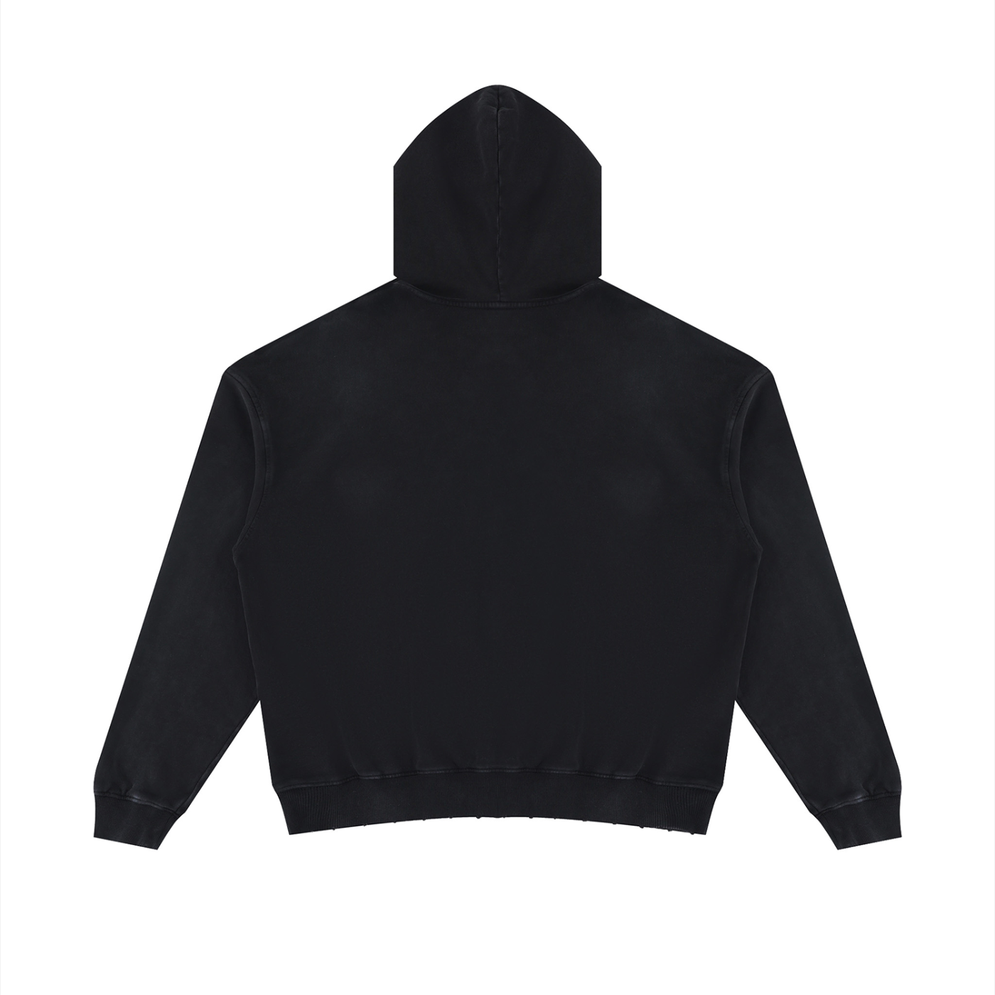 Square p Unisex Mineral Wash Distressed Hoodie