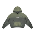 phēno Never stop Skating Frayed Sunfade Boxy Fleece Hoodie