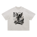 No Finish Line Vintage Washed Distressed Boxy Oversized T-Shirt