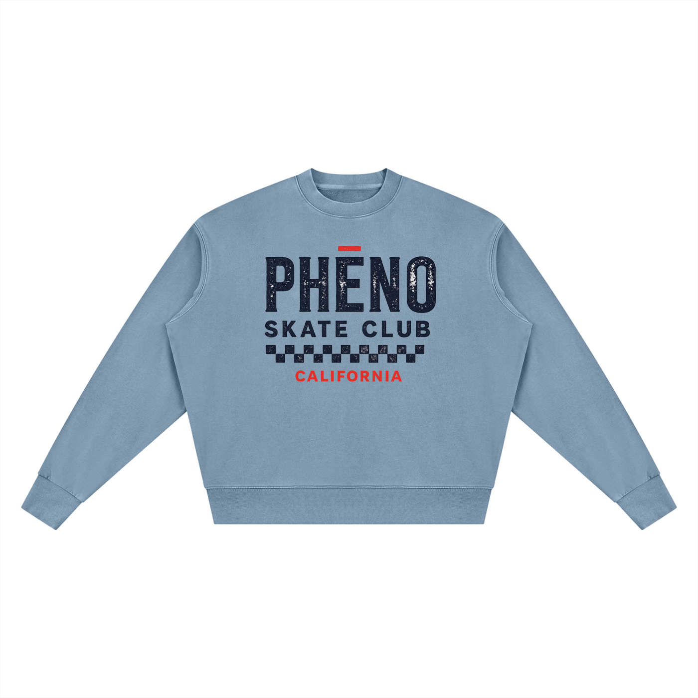 phēno Skate Club Unisex Vintage Wash Crewneck Sweatshirt