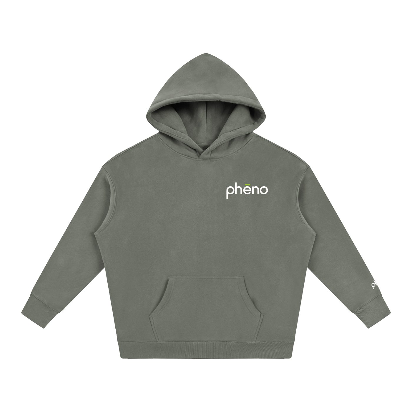 phēno Classic Logo Oversize Fleeced Hoodie