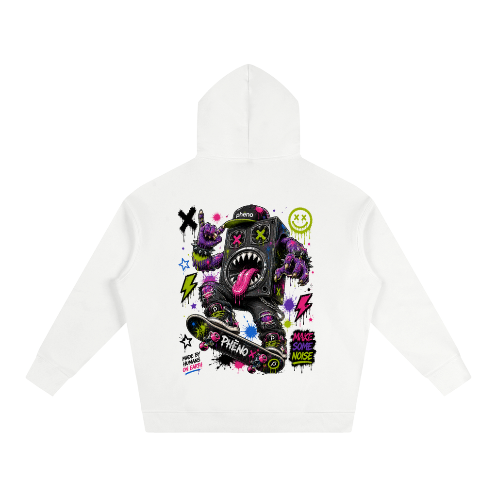 Pop Chaos Speaker Man Oversize Fleeced Hoodie