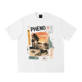 Cali Vibes 01 Heavyweight Vintage Washed Frayed T-Shirt