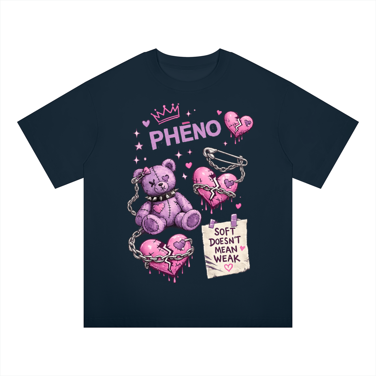 Pretty Savage  Plush Unisex Oversized Drop Shoulder T-Shirt