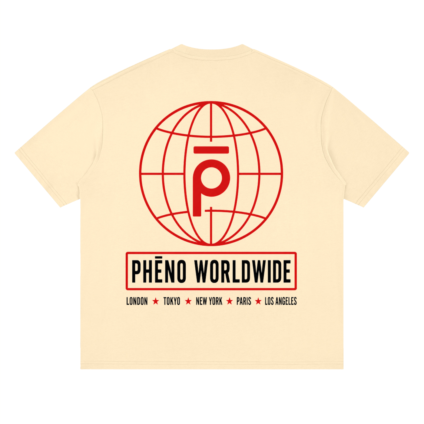 phēno Worldwide Streetwear Drop Shoulder Tee