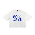 Free Love Classic Frayed Boxy Tee
