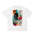 We Create We Exist Heavyweight Vintage Washed Frayed T-Shirt