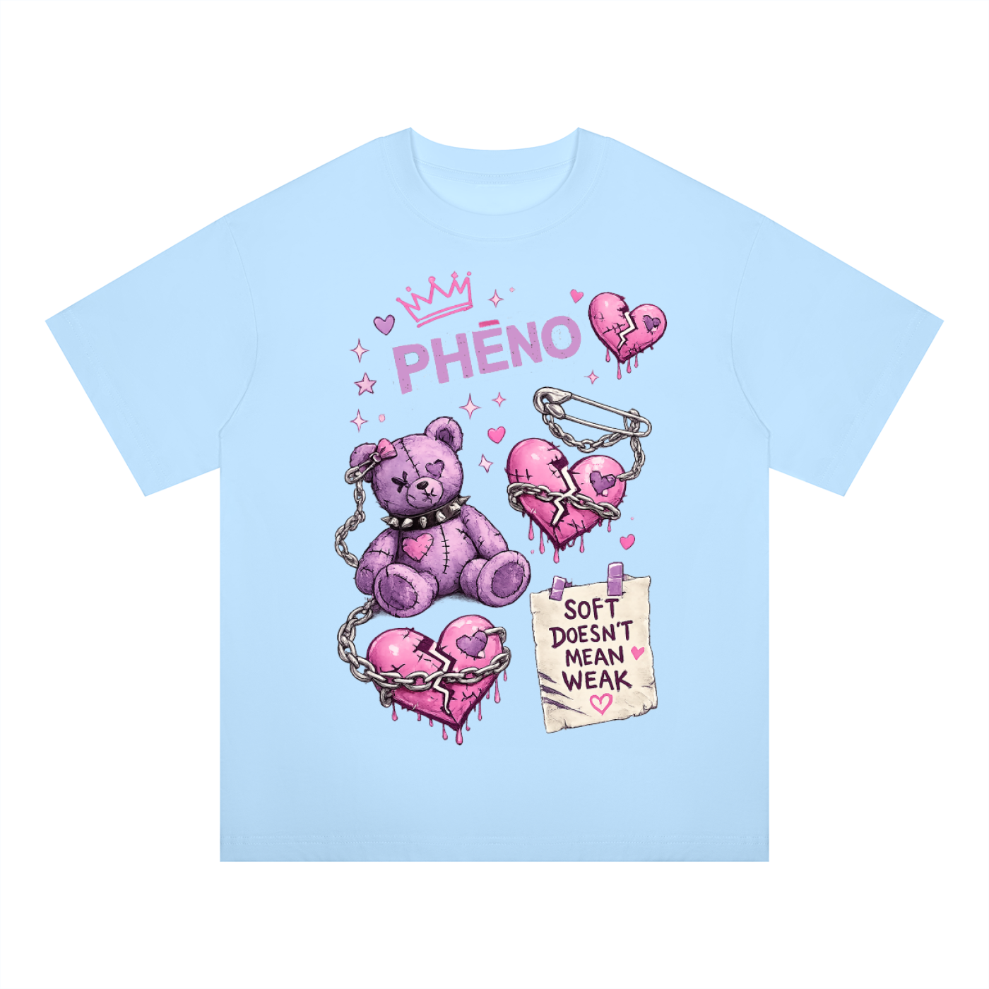 Pretty Savage  Plush Unisex Oversized Drop Shoulder T-Shirt
