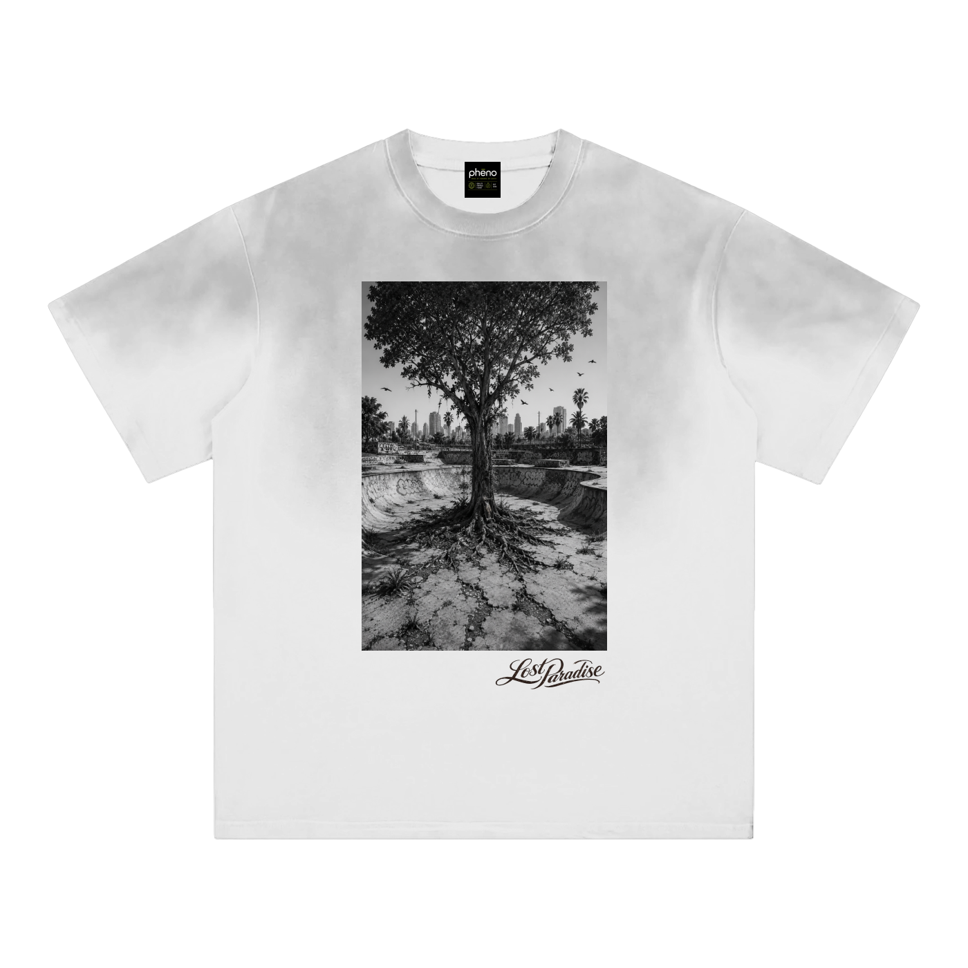 Lost Paradise Back to My Roots Sunfade Edge Gradient T-Shirt