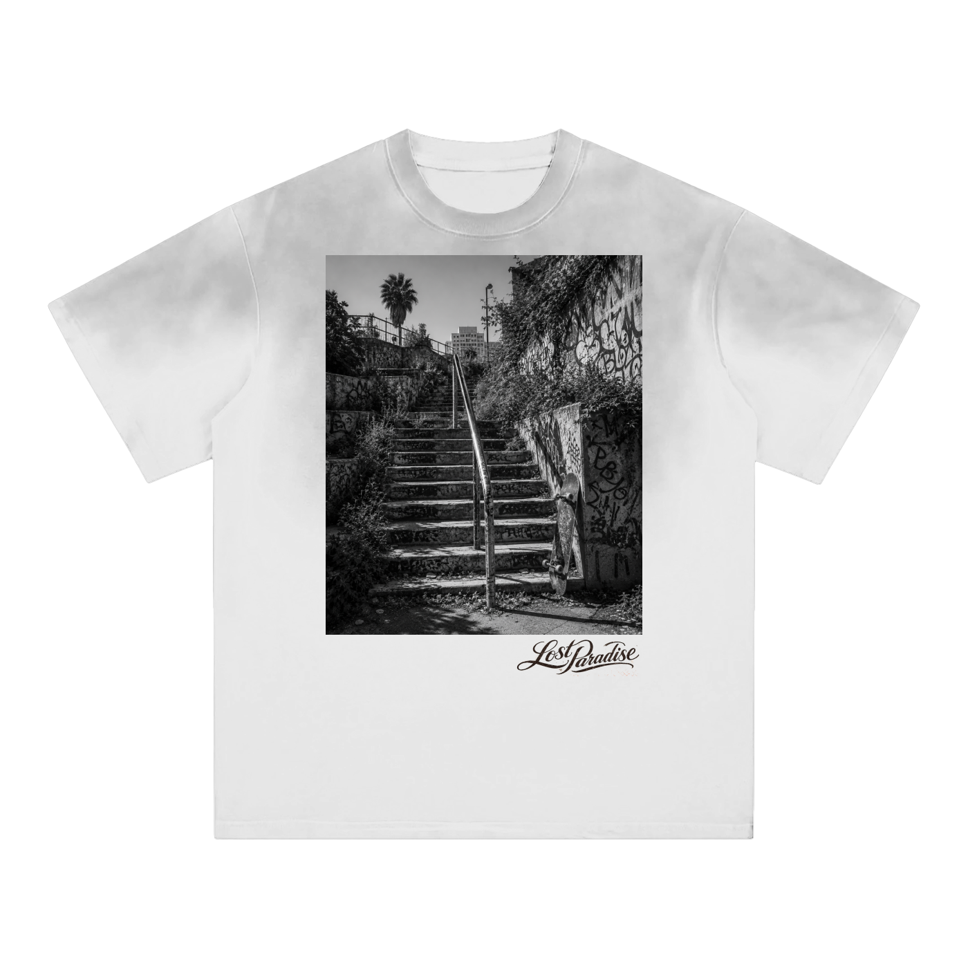 Lost Paradise Empty Rail Sunfade Edge Gradient T-Shirt