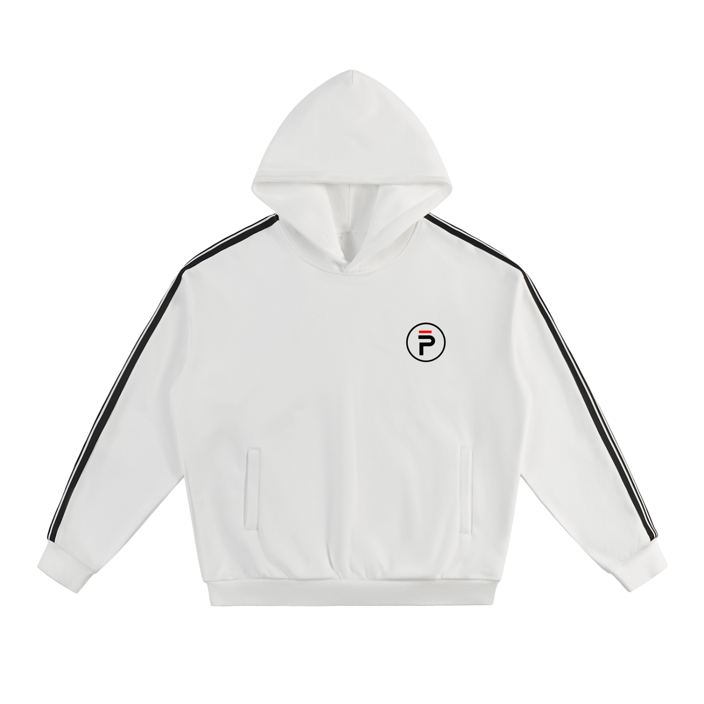 phēno Future Logo p Side Stripe Drop-Shoulder Hoodie