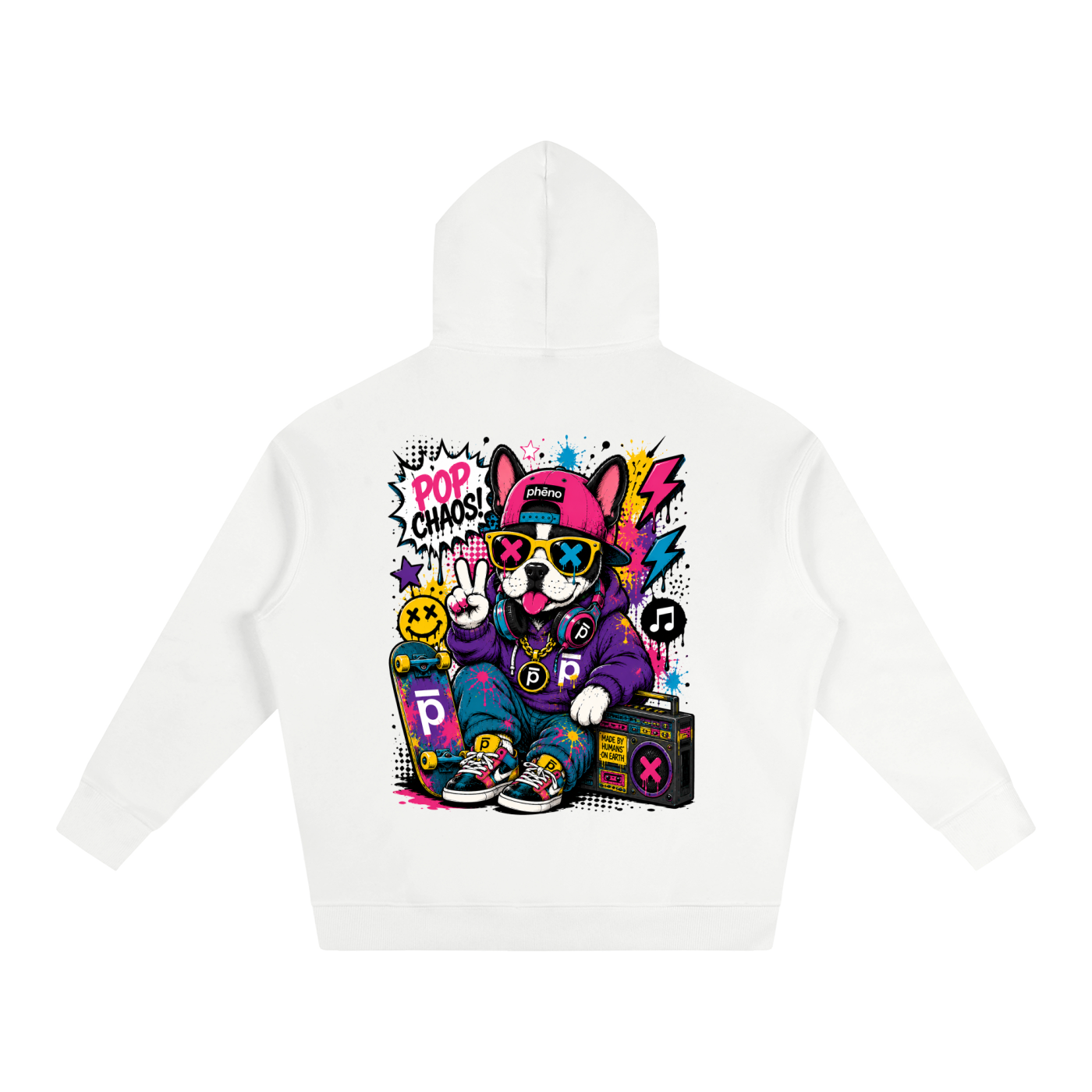 Pop Chaos Big Dog Oversize Fleeced Hoodie