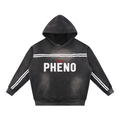 phēno Sun Fade Contrast Tape Fleece Hoodie