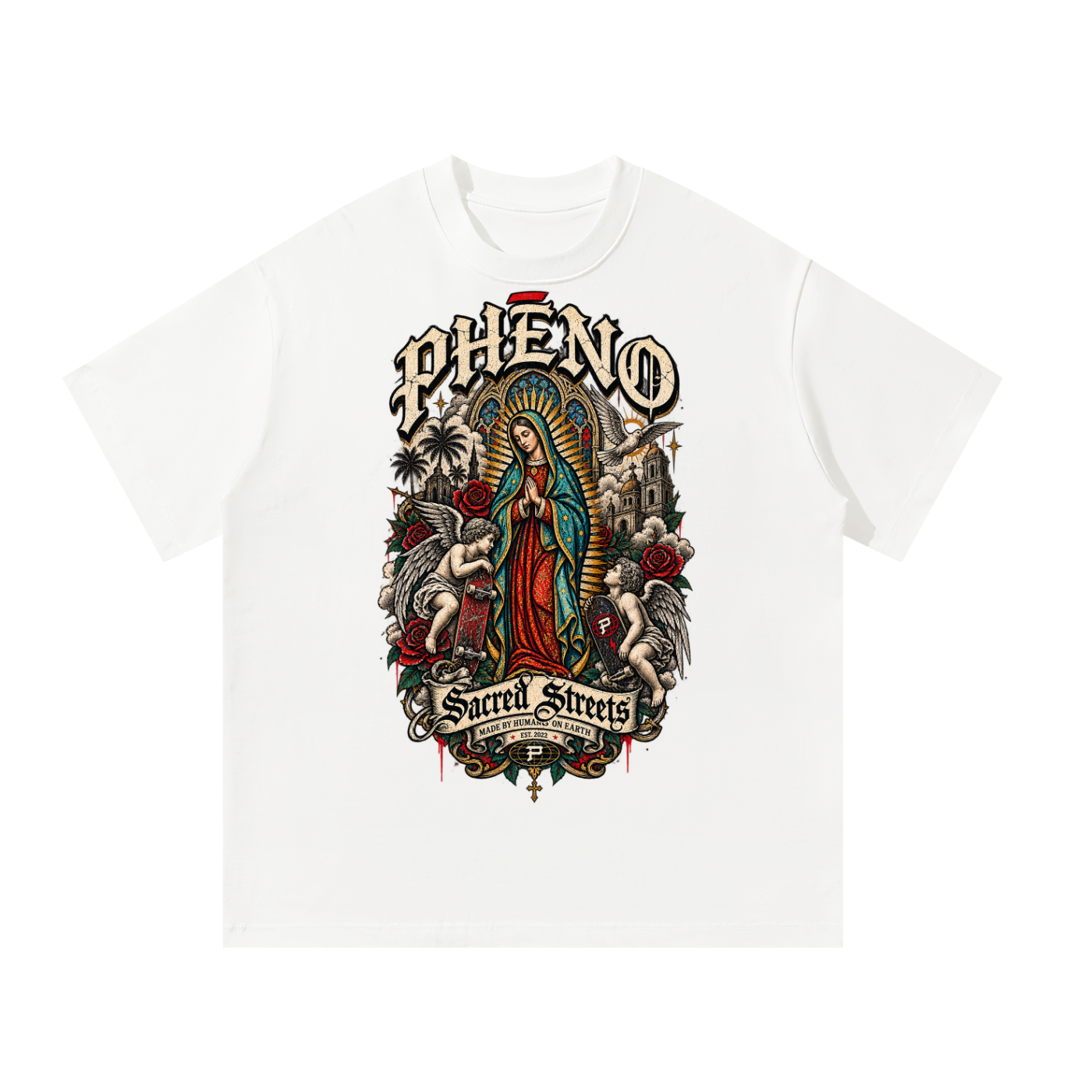Sacred Streets Mother Loves You Unisex Oversized T-Shirt