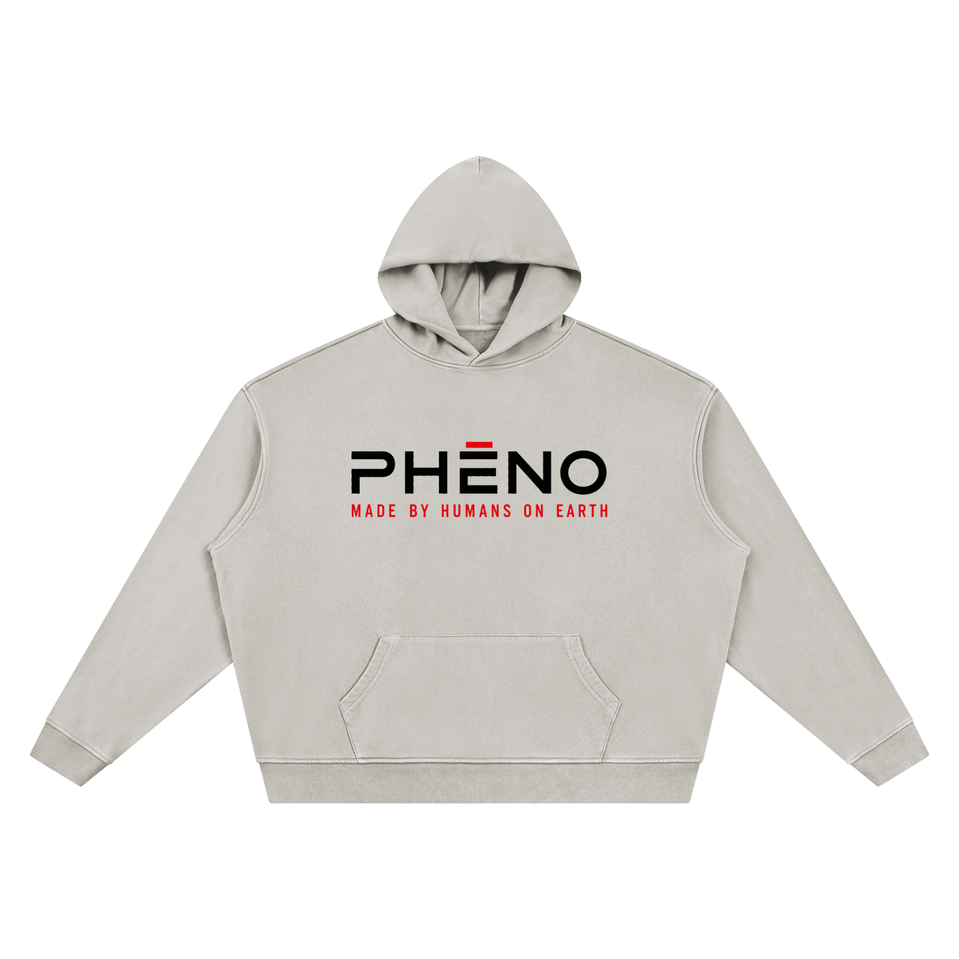 phēno Future Logo Unisex Vintage Wash Boxy Hoodie