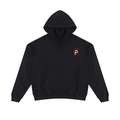 Square p Unisex Mineral Wash Distressed Hoodie