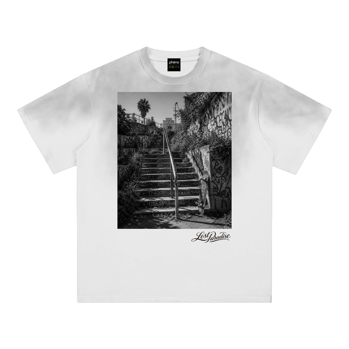 Lost Paradise Empty Rail Sunfade Edge Gradient T-Shirt