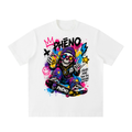 Pop Chaos Papa Skate Heavyweight Vintage Washed Frayed T-Shirt