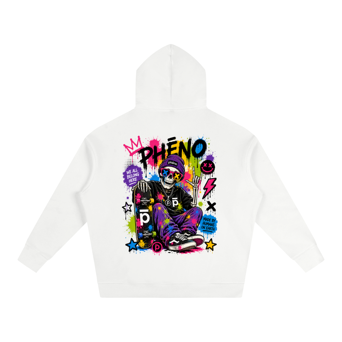 Pop Chaos Papa Chill Oversize Fleeced Hoodie