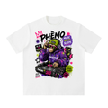 Pop Chaos DJ Monkey Monk Heavyweight Vintage Washed Frayed T-Shirt