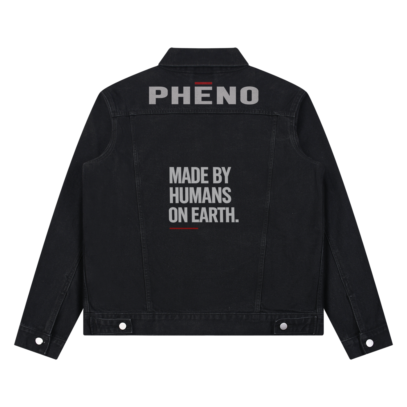 pheno 100% Gas Unisex Vintage Wash Denim Jacket