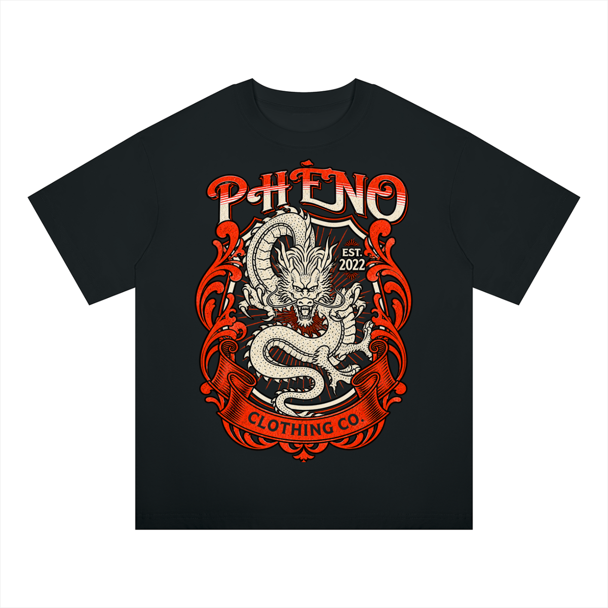 Dragon Clothing Co. Unisex Oversized Drop Shoulder T-Shirt