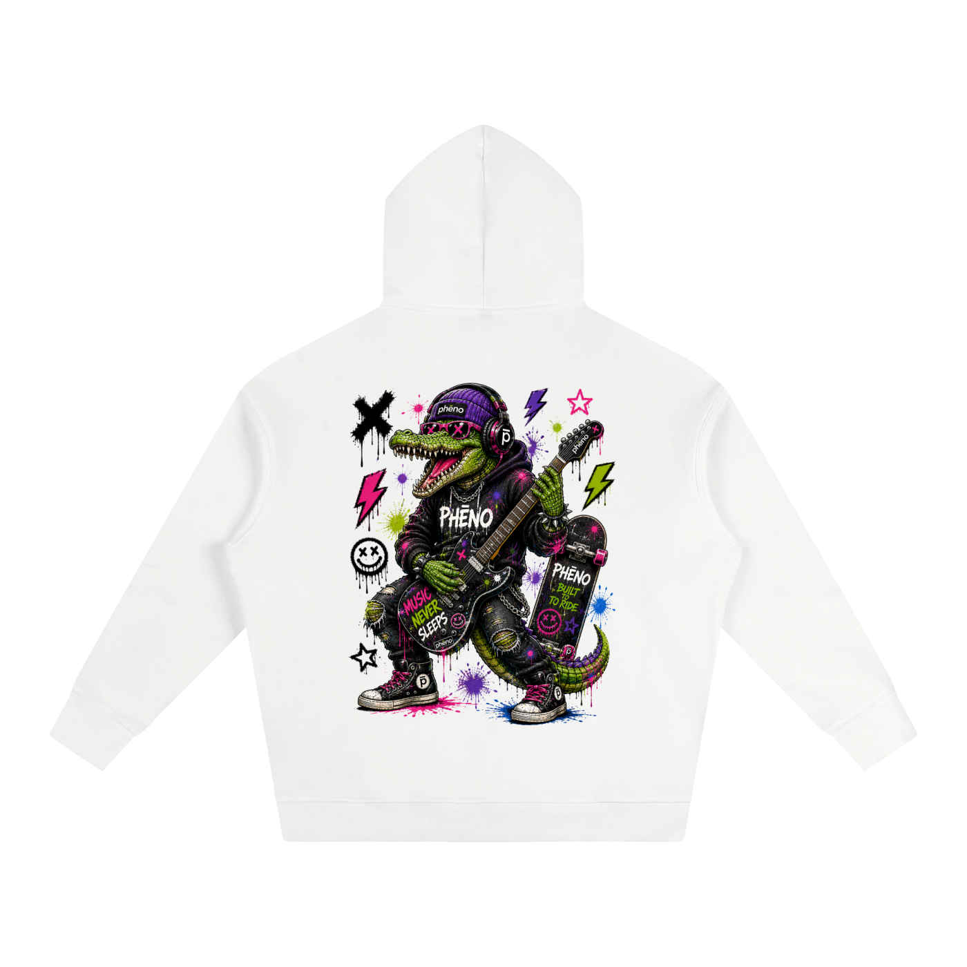 Pop Chaos See Ya Later Alligator Oversize Fleeced Hoodie