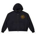 phēno Skate Club Tokyo Tiger Unisex Vintage Wash Boxy Full Zip Hoodie