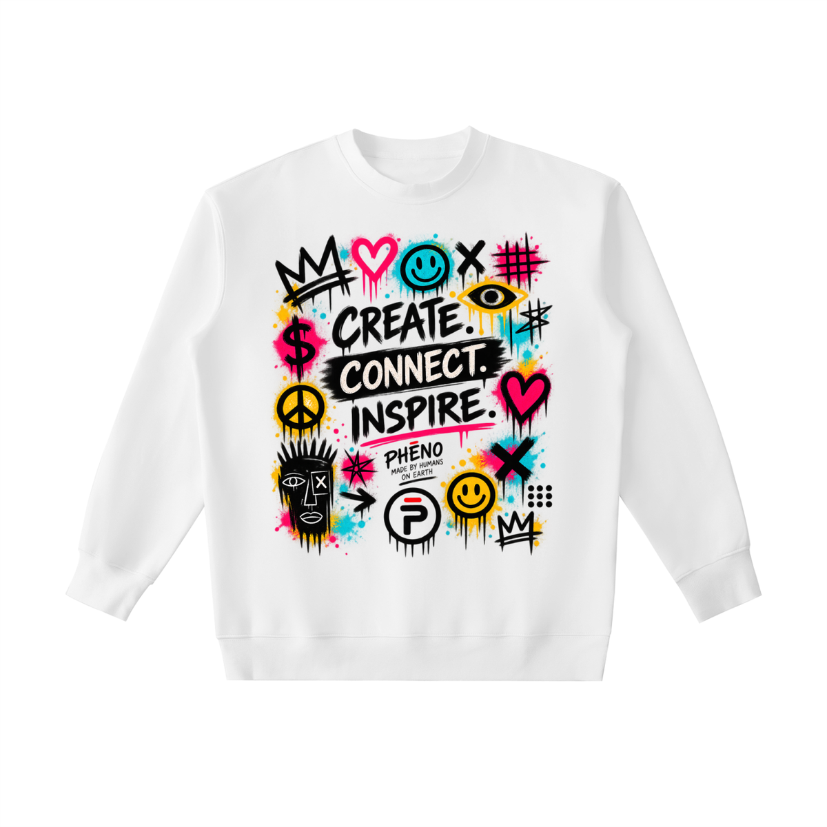 Create Connect Inspire Essential Heavyweight Crewneck Sweatshirt