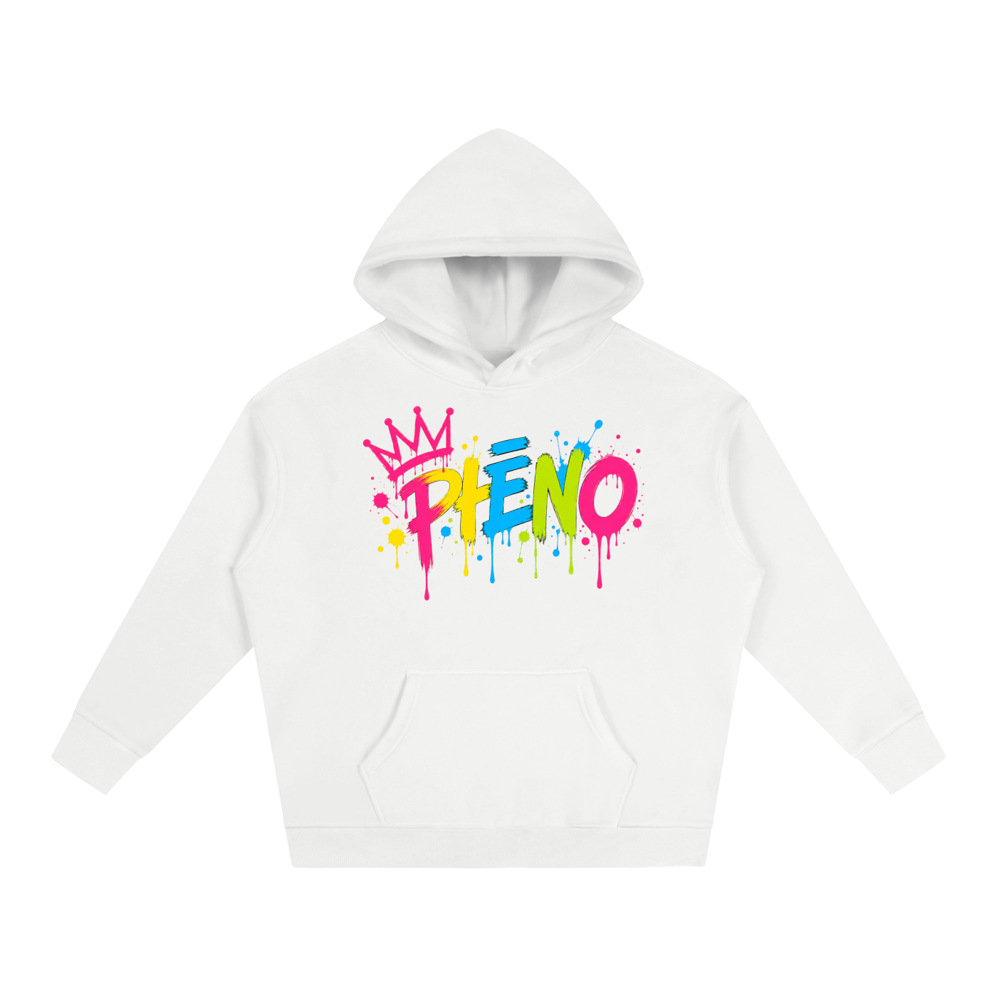 Pop Chaos Alien Invasion Oversize Fleeced Hoodie