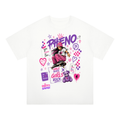 Pretty Savage Girls Skate Too Unisex Oversized Drop Shoulder T-Shirt