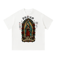 Sacred Streets Mother Mary Unisex Oversized T-Shirt
