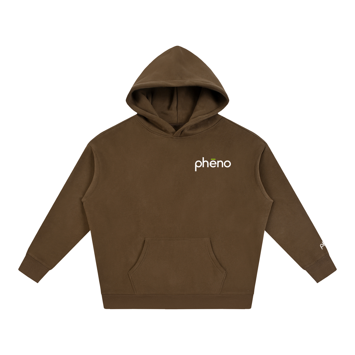 phēno Classic Logo Oversize Fleeced Hoodie